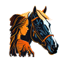 Cheval et fille