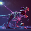 Dinosaure dans l'espace