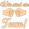 Wir sind ein Team