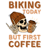 Coffee Biking skeleton
