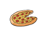 Professeur de mathématiques Pizza