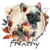 Bouledogue français Peinture à l’aquarelle