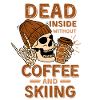Coffee Skiing skeleton