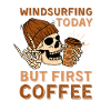 Coffee Windsurfing skeleton