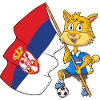 Serbia Fan Cat