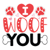 I woof you