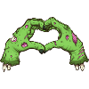 Valentine Zombie Hands