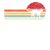 Sonne und Retro-Linien - Katze -