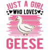 Gänse Mädchen Gänsezüchter Gans
