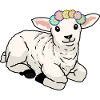 Buona Pasqua Agnello Pecore Auguri di Pasqua Bambini
