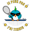 Oiseau TENNIS drôle