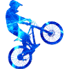 Mountain Bike Wheelie Backwheelhop