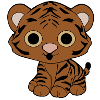 Süßes Tiger Baby