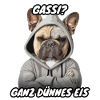 Frenchie Spruch Gassi