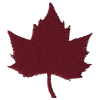 Dark red leaf