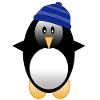 Penguin with cap