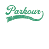 Parkour lettering