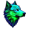 Wolf polygonal shape