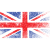 Vintage British Flag, Grunge Union Jack