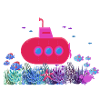 u-boot,boot,submarine,meer,fische,krebs,seestern