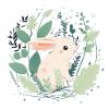 A cute bunny