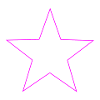 pinker Stern, pink star
