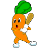 Carrot Baseball Baseball Bat