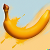 Œuvre d’art numérique Banana