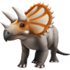 Illustration de dinosaure Triceratops