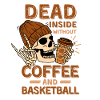Coffee Basketball skeleton