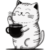 Coffee cat