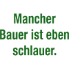 schlauer Bauer, schlauer Landwirt