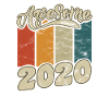 2020 Birthday Awesome since Retro
