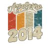 2014 Anniversaire génial depuis Retro