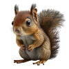 Super Cute Baby Squirrel