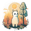 Süßes Lama