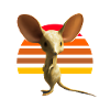 Cute long-eared jerboa design