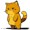 Chat mignon dans le style du manga 2