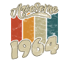 1964 Birthday Awesome since Retro