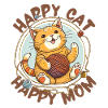 Happy Cat Happy Mom