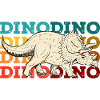 Retro Dino, Dinosaur Motif