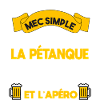 pétanque apéro mec simple