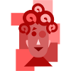 VISAGE FEMME ASYMETRIQUE