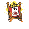 Funny Mahjong Queen Cartoon