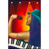 Singer, piano