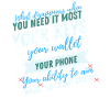 Keys Wallet Phone Quote Tee Art