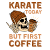 Coffee Karate skeleton