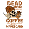 Coffee Wakeboarding skeleton
