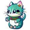 Cute little cat kawaii - manga