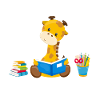 Giraffe Schulshirt Schulbeginn Schule Geschenk